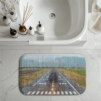 Thumbnail for Amazing Mountain View & Runway Designed Bath Mats