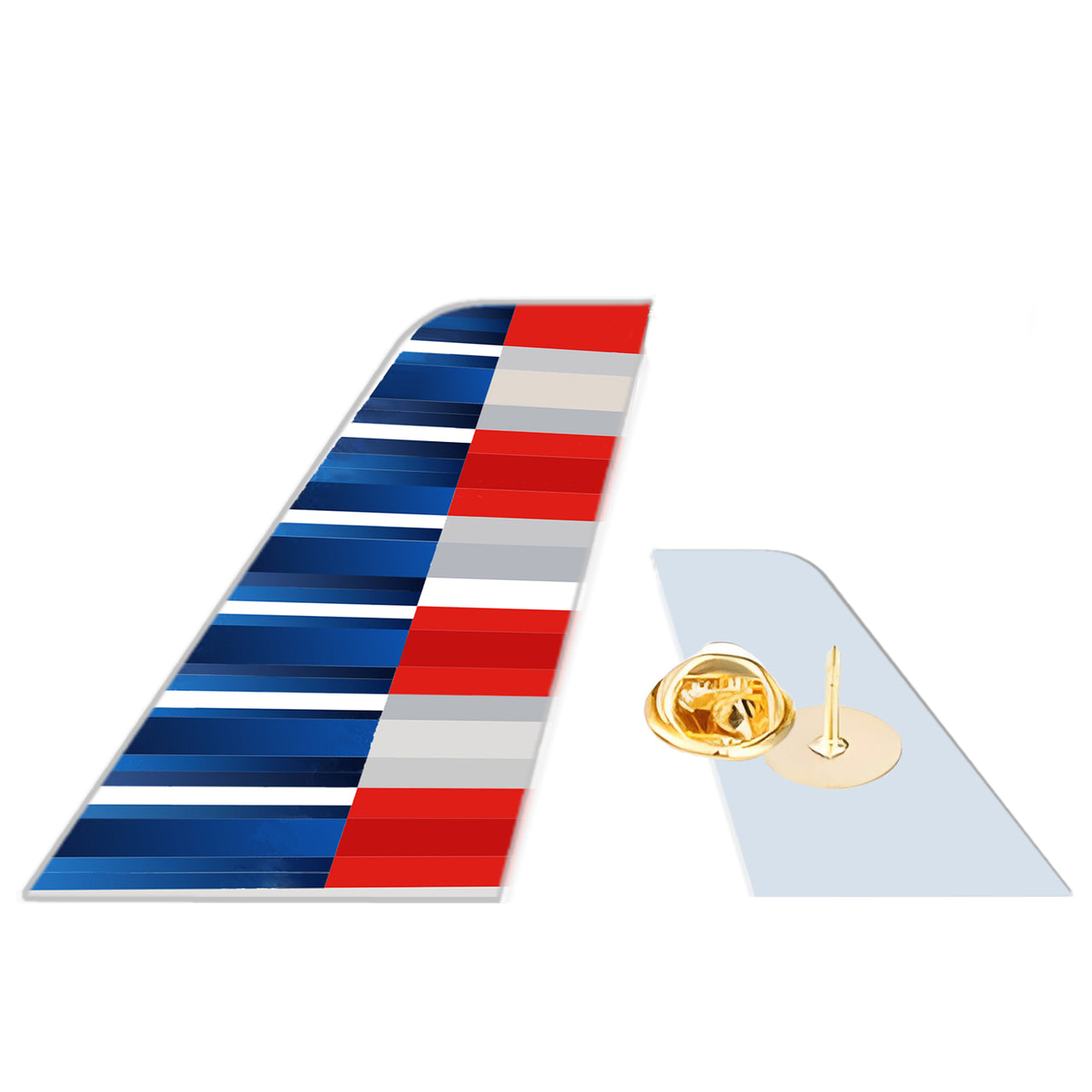 American Airlines Designed Tail Shape Badges & Pins