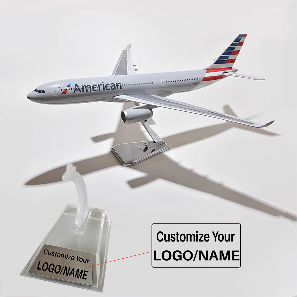 American Airlines Airbus A321Neo Airplane Model (1:100 45CM)