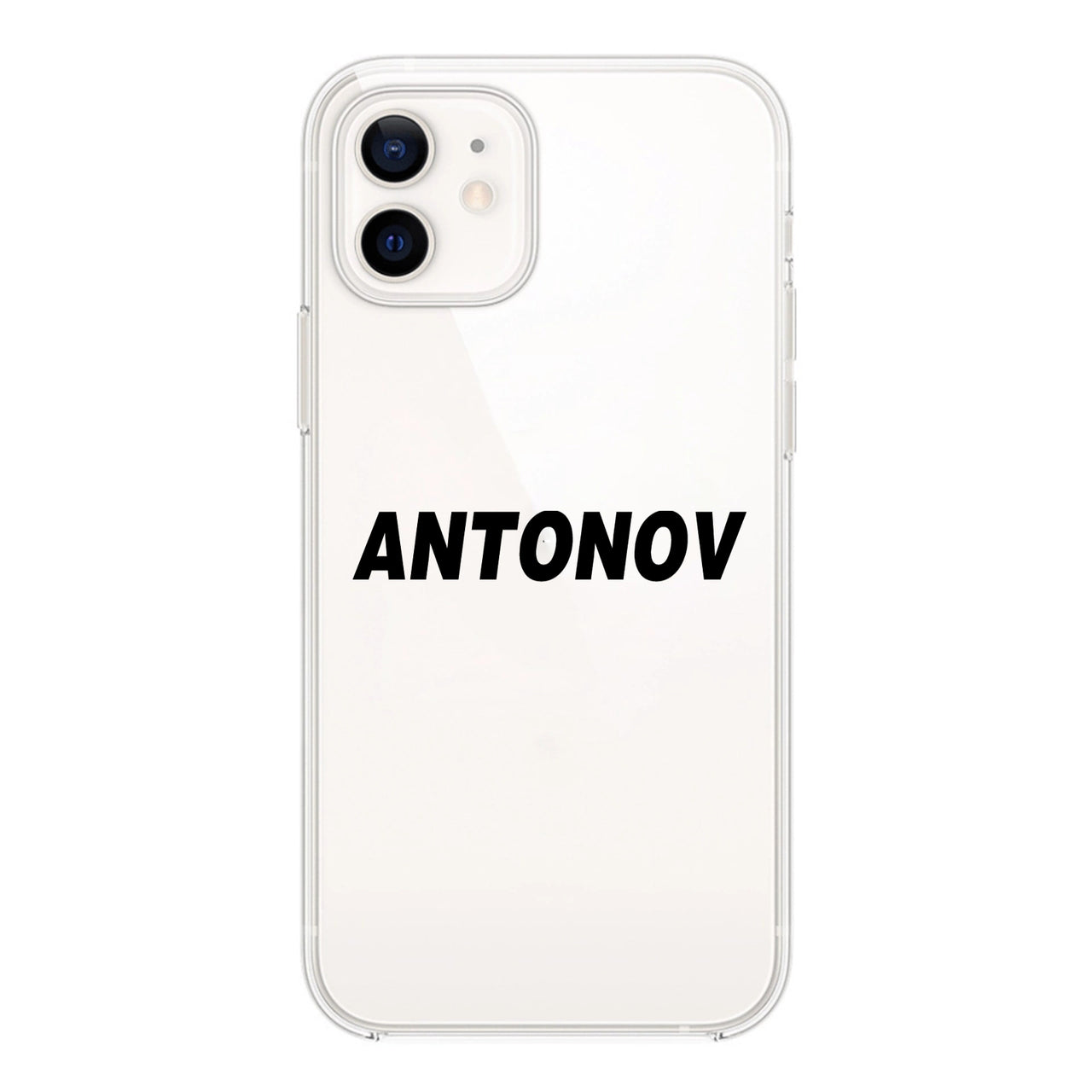 Antonov & Text Designed Transparent Silicone iPhone Cases