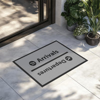 Thumbnail for Arrival and Departures 4 (Gray) Designed Door Mats