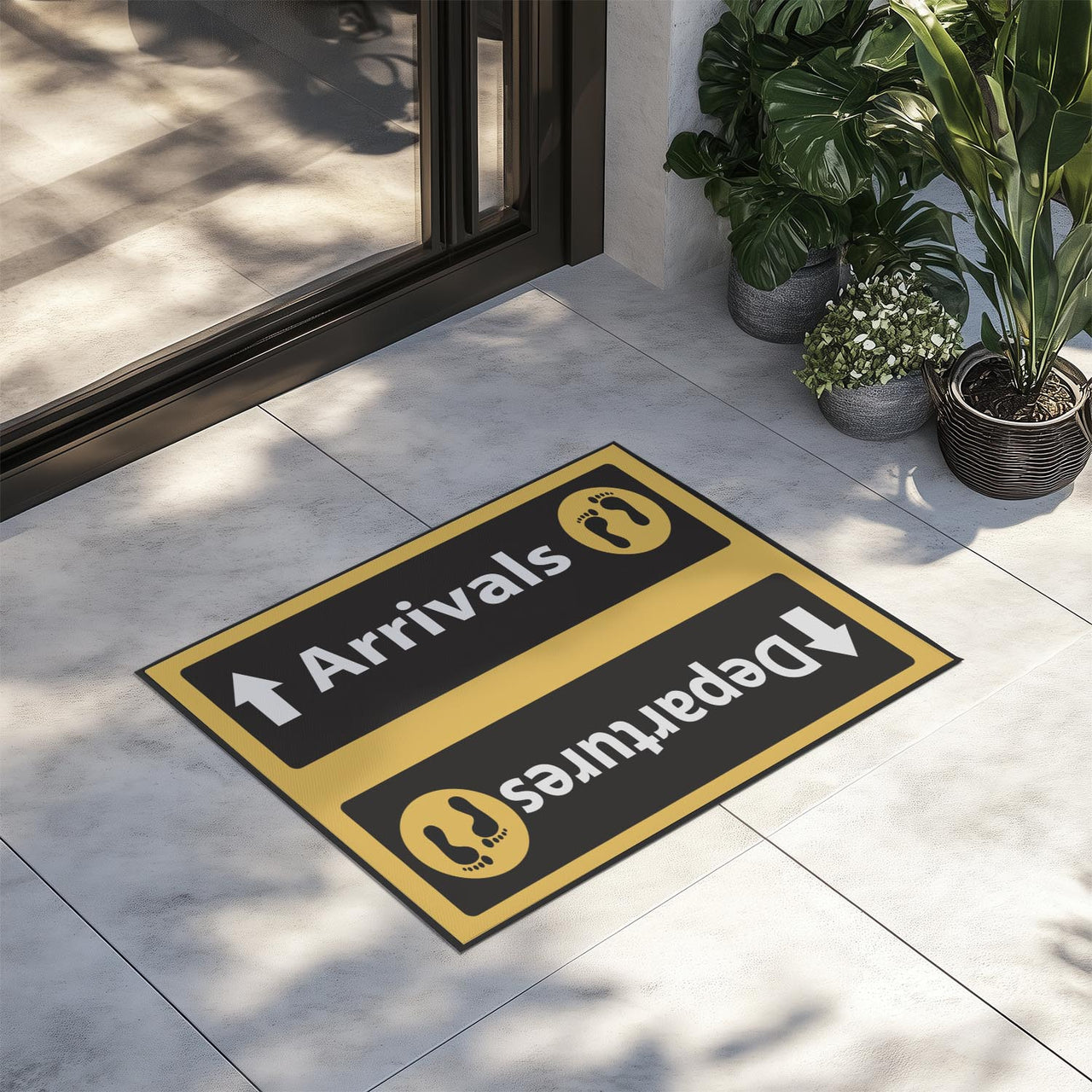 Departures & Arrivals 5 Designed Door Mats