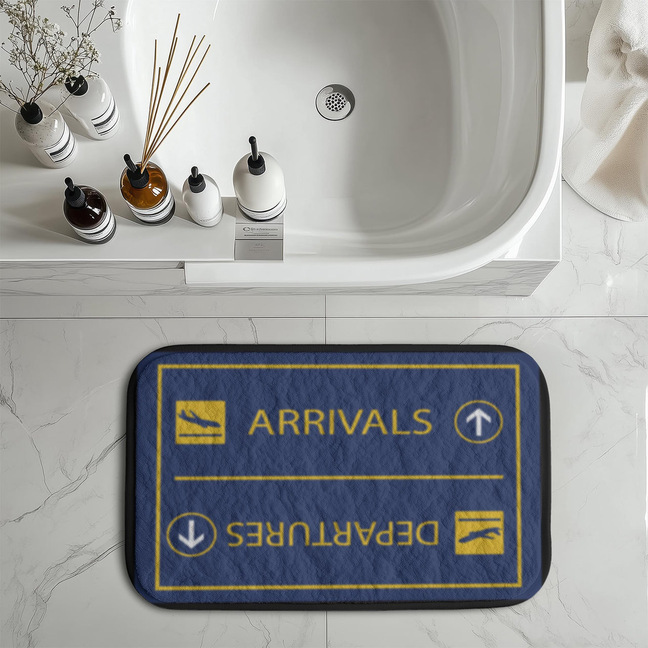 Arrival & Departures 7 Designed Bath Mats