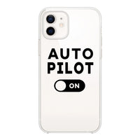 Thumbnail for Auto Pilot ON Designed Transparent Silicone iPhone Cases