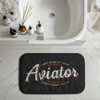 Thumbnail for Aviator - Dont Make Me Walk Designed Bath Mats