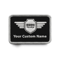 Thumbnail for Custom Name Badge 5 (Born To Fly) Designed & Embroidered Patches