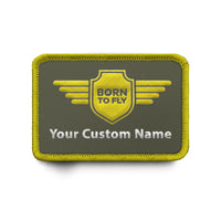 Thumbnail for Custom Name Badge 5 (Born To Fly) Designed & Embroidered Patches