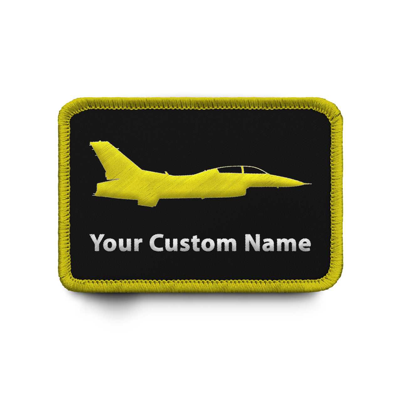 Custom Name Badge 7 (Jet) Designed & Embroidered Patches