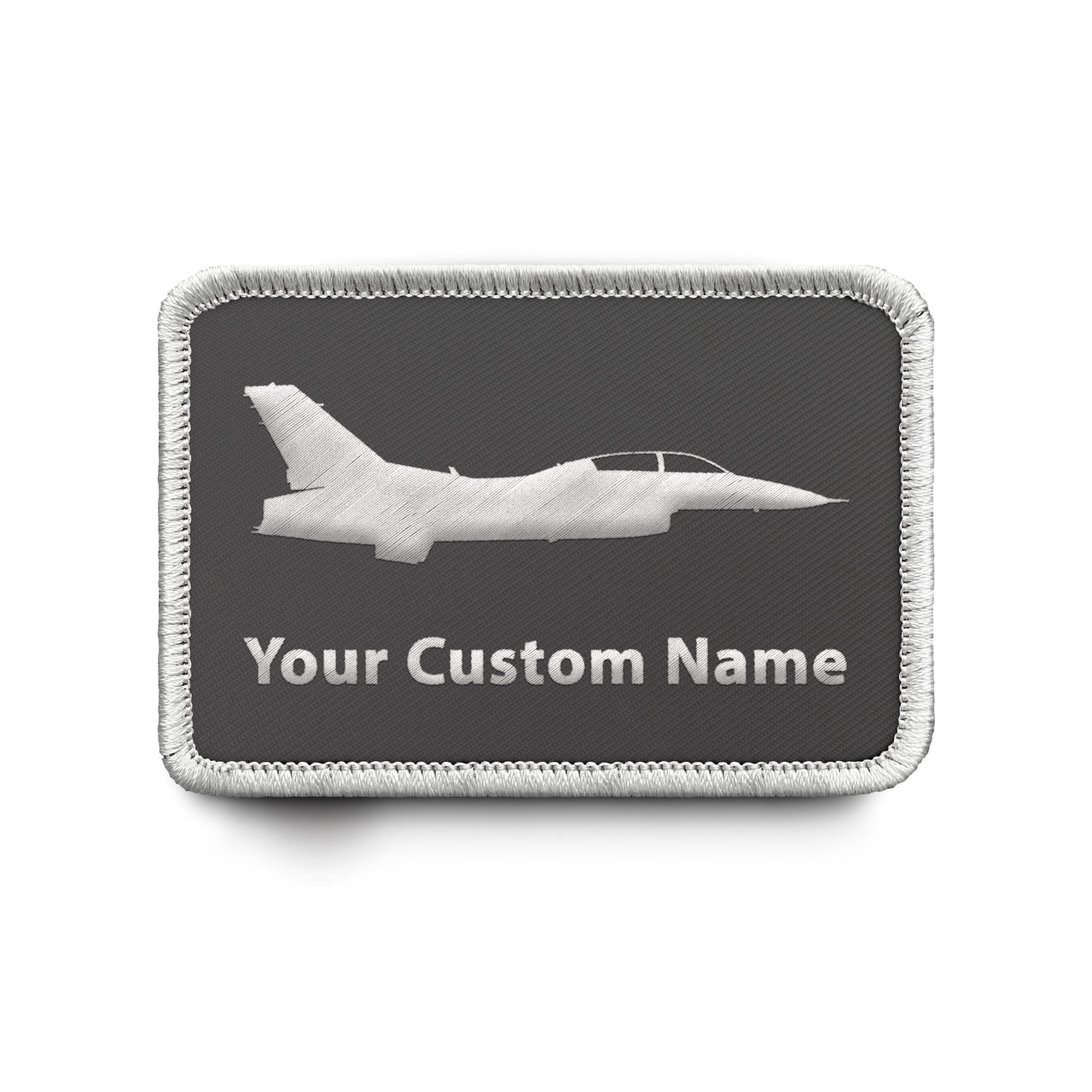 Custom Name Badge 7 (Jet) Designed & Embroidered Patches