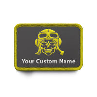 Thumbnail for Custom Name Badge 8 (Skull) Designed & Embroidered Patches