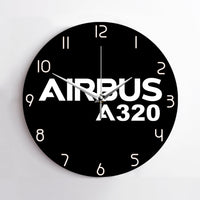 Thumbnail for Airbus A320 & Text Designed Wall Clocks