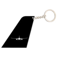 Thumbnail for Airbus A350 Silhouette Designed Tail Key Chains