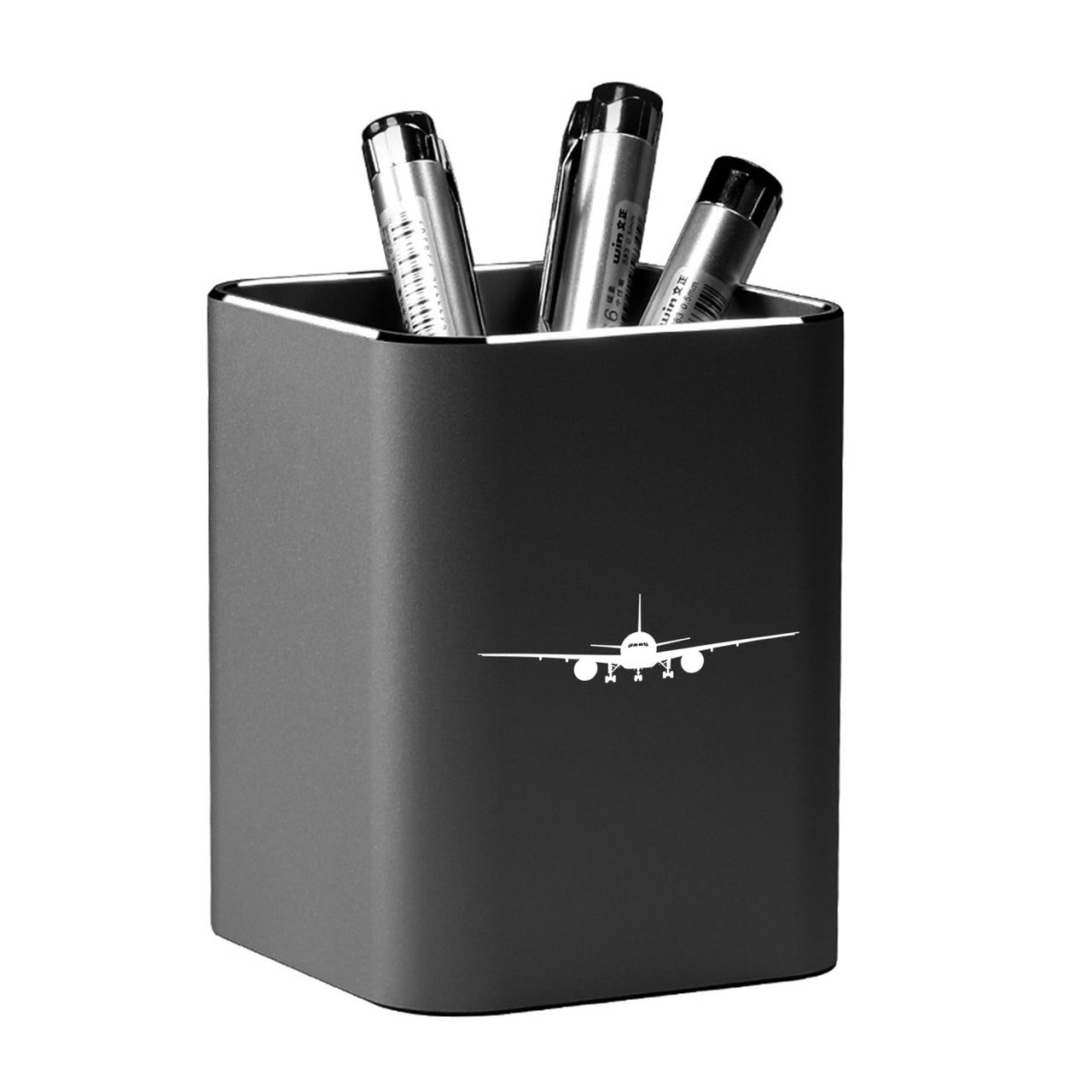 Boeing 777 Silhouette Designed Aluminium Alloy Pen Holders