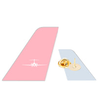 Thumbnail for Boeing 717 Silhouette Designed Tail Shape Badges & Pins