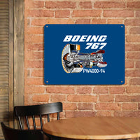 Thumbnail for Boeing 767 Engine (PW4000-94) Printed Metal Sign