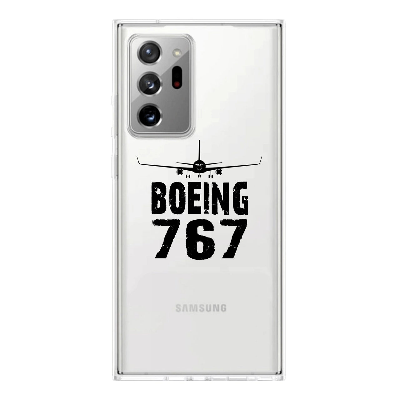 Boeing 767 & Plane Transparent Silicone Samsung A Cases