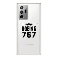 Thumbnail for Boeing 767 & Plane Transparent Silicone Samsung A Cases