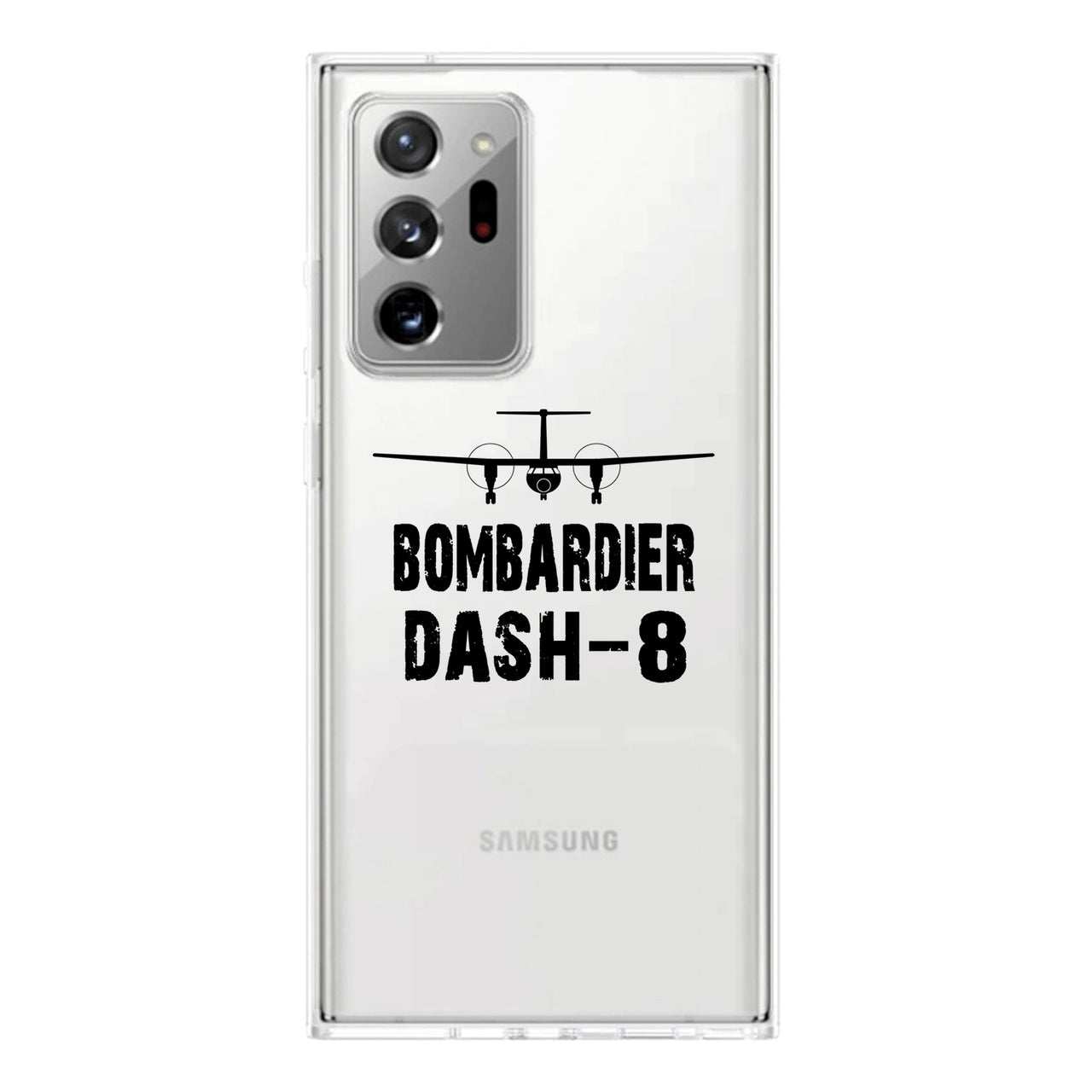 Bombardier Dash-8 & Plane Transparent Silicone Samsung A Cases