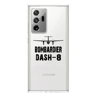 Thumbnail for Bombardier Dash-8 & Plane Designed Transparent Silicone Samsung S & Note Cases