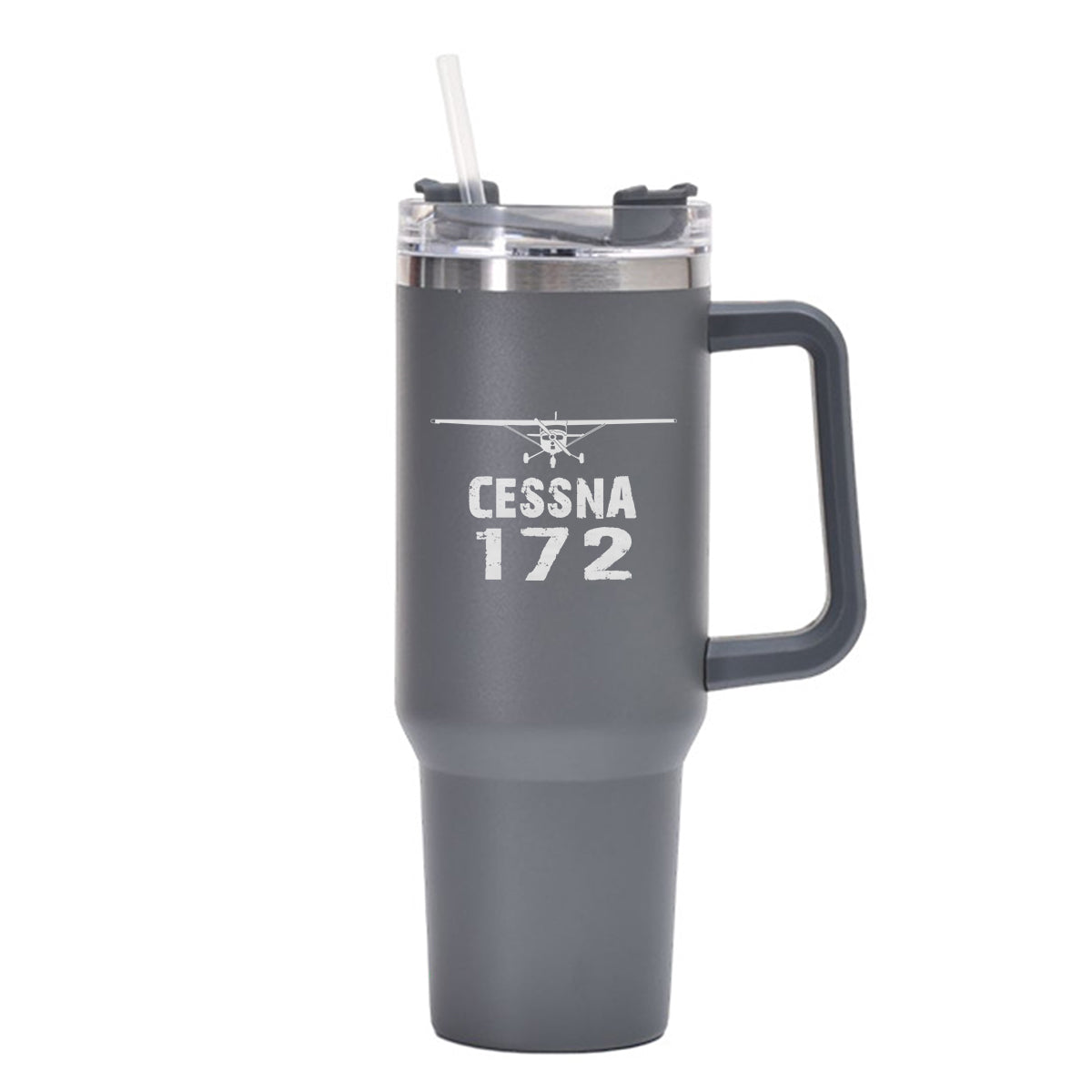 Cessna 172 & Plane Designed 40oz Stainless Steel Car Mug With Holder ...