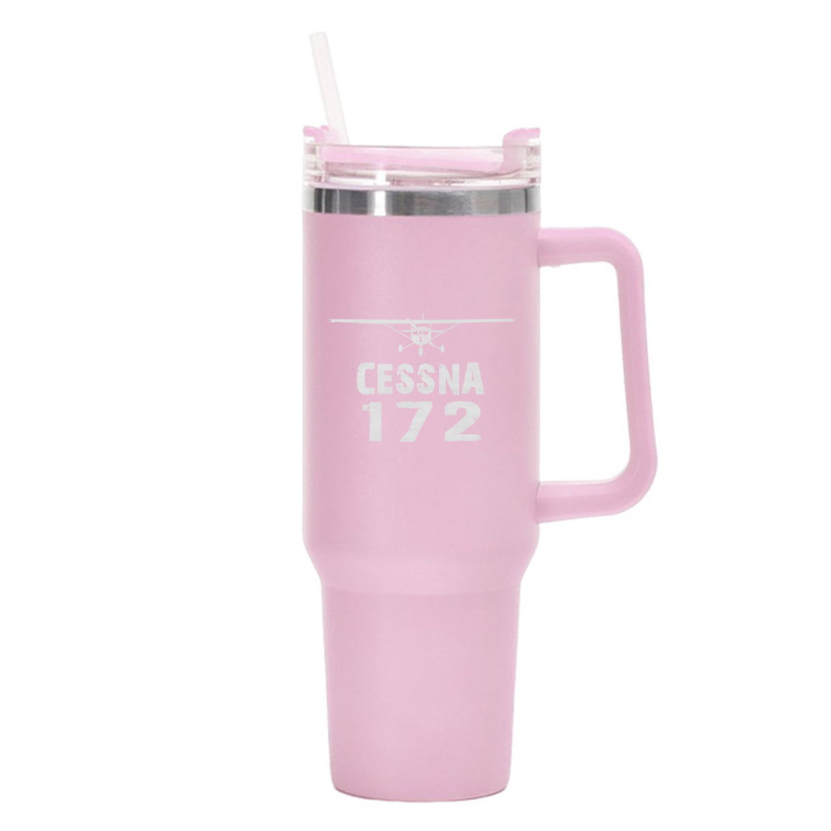 Cessna 172 & Plane Designed 40oz Stainless Steel Car Mug With Holder ...