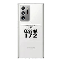 Thumbnail for Cessna 172 & Plane Transparent Silicone Samsung A Cases