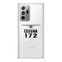 Thumbnail for Cessna 172 & Plane Designed Transparent Silicone Samsung S & Note Cases