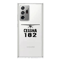 Thumbnail for Cessna 182 & Plane Transparent Silicone Samsung A Cases