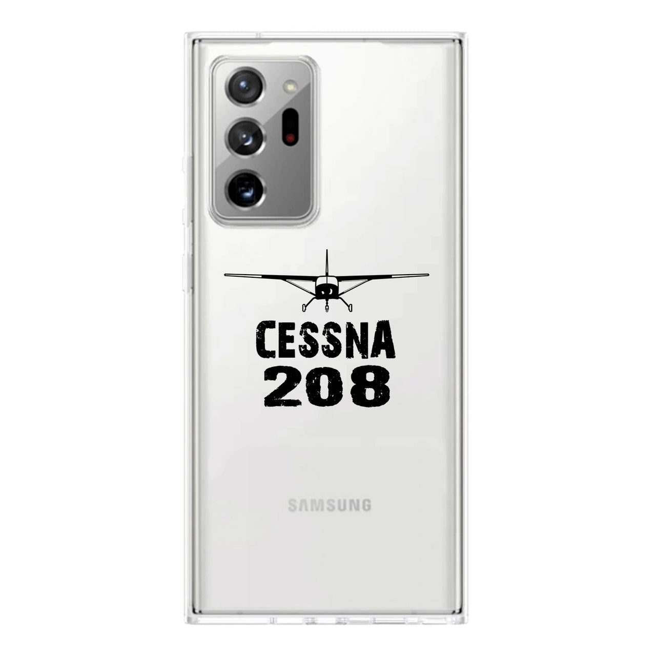 Cessna 208 & Plane Transparent Silicone Samsung A Cases