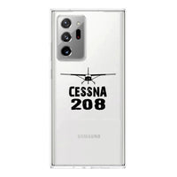 Thumbnail for Cessna 208 & Plane Transparent Silicone Samsung A Cases