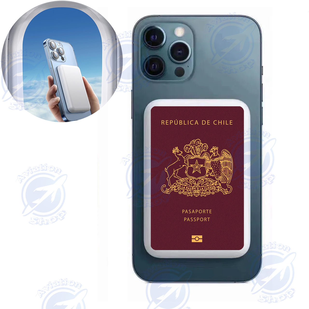 Chile Passport Designed MagSafe PowerBanks