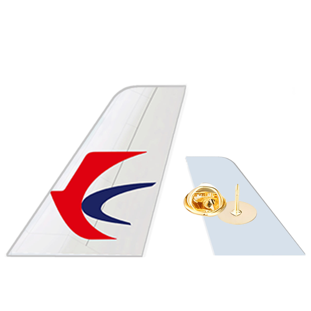 China Eastern Airlines Designed Tail Shape Badges & Pins