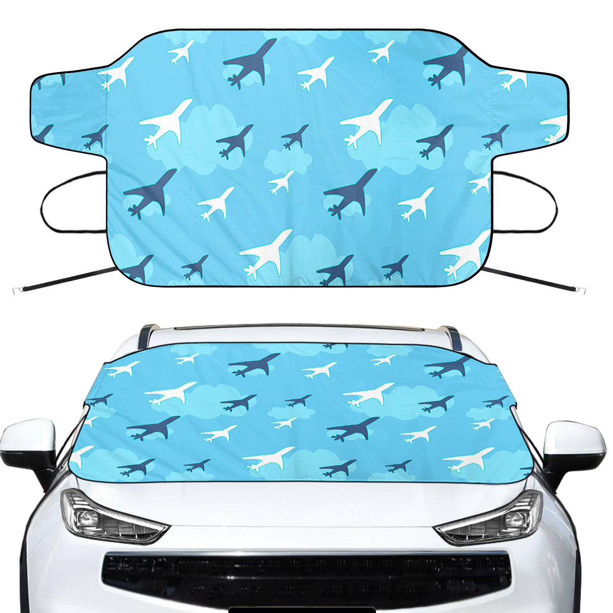 Cool & Super Airplanes Designed Car Windshield Snow Covers