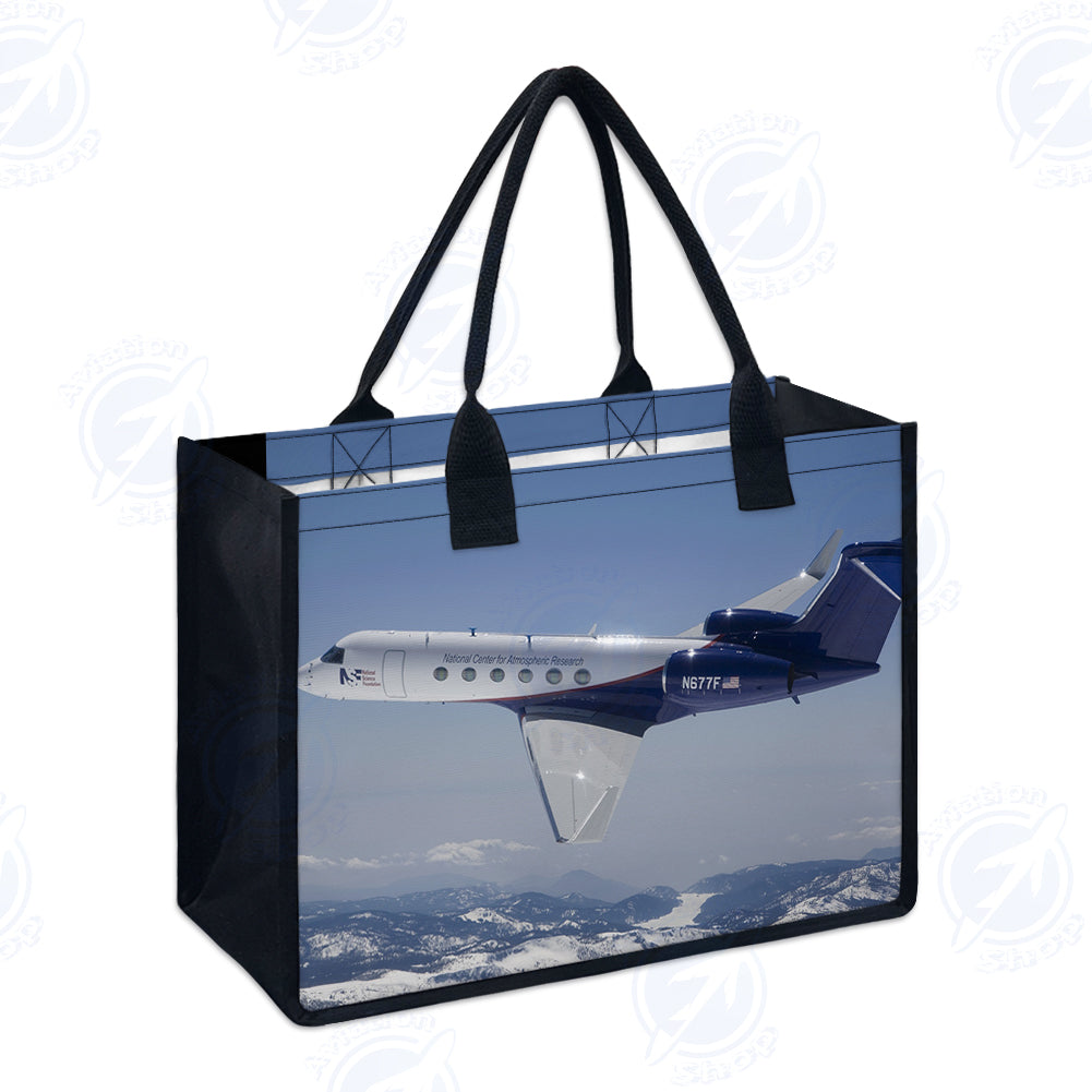 Cruising Gulfstream Jet Designed Special Canvas Bags