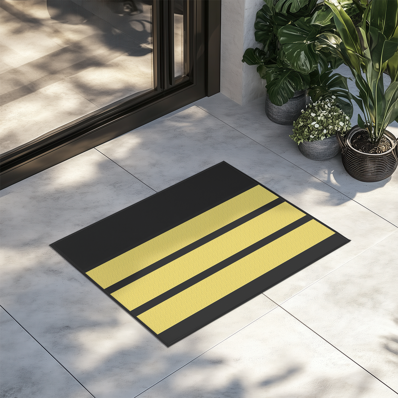 Pilot Epaulette (3 Lines) Designed Door Mats