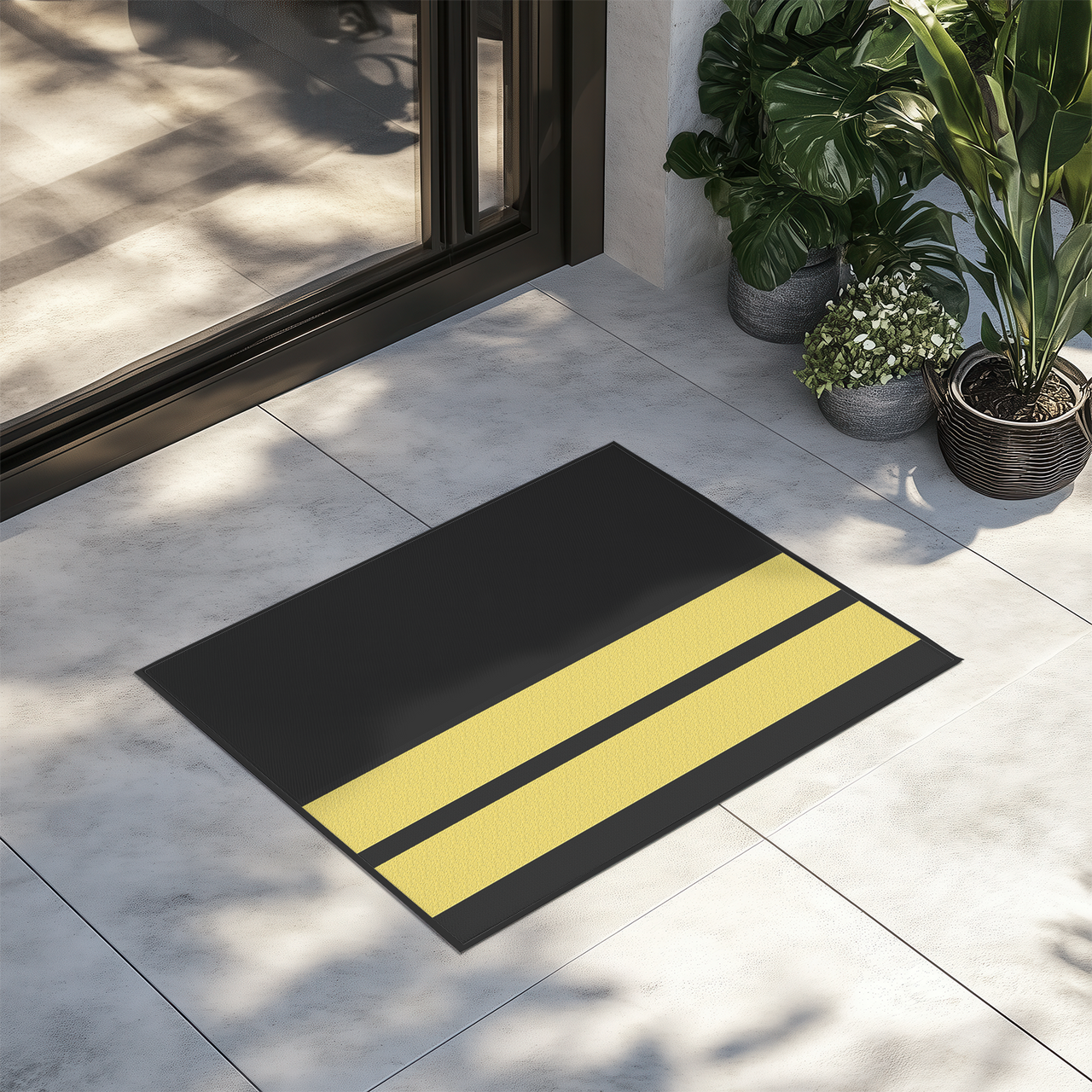 Pilot Epaulette (2 Lines) Designed Door Mats