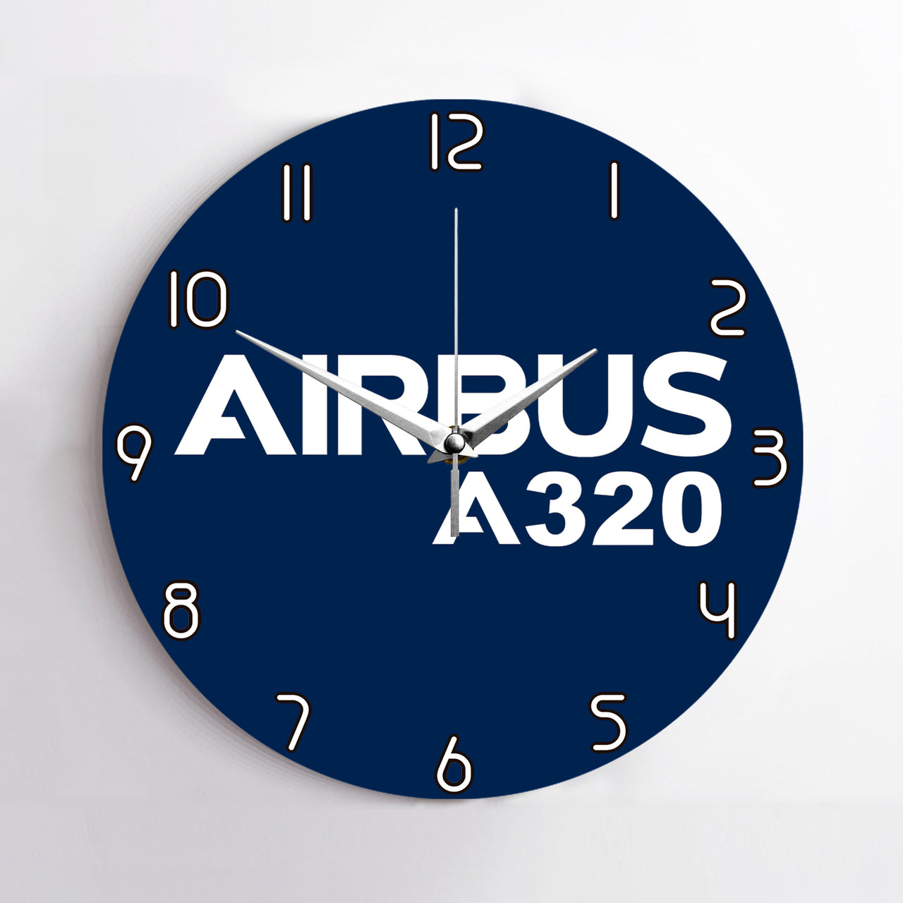 Airbus A320 & Text Designed Wall Clocks