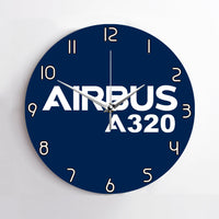 Thumbnail for Airbus A320 & Text Designed Wall Clocks