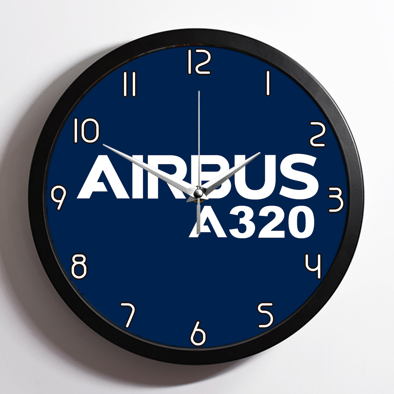 Airbus A320 & Text Designed Wall Clocks