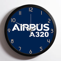 Thumbnail for Airbus A320 & Text Designed Wall Clocks