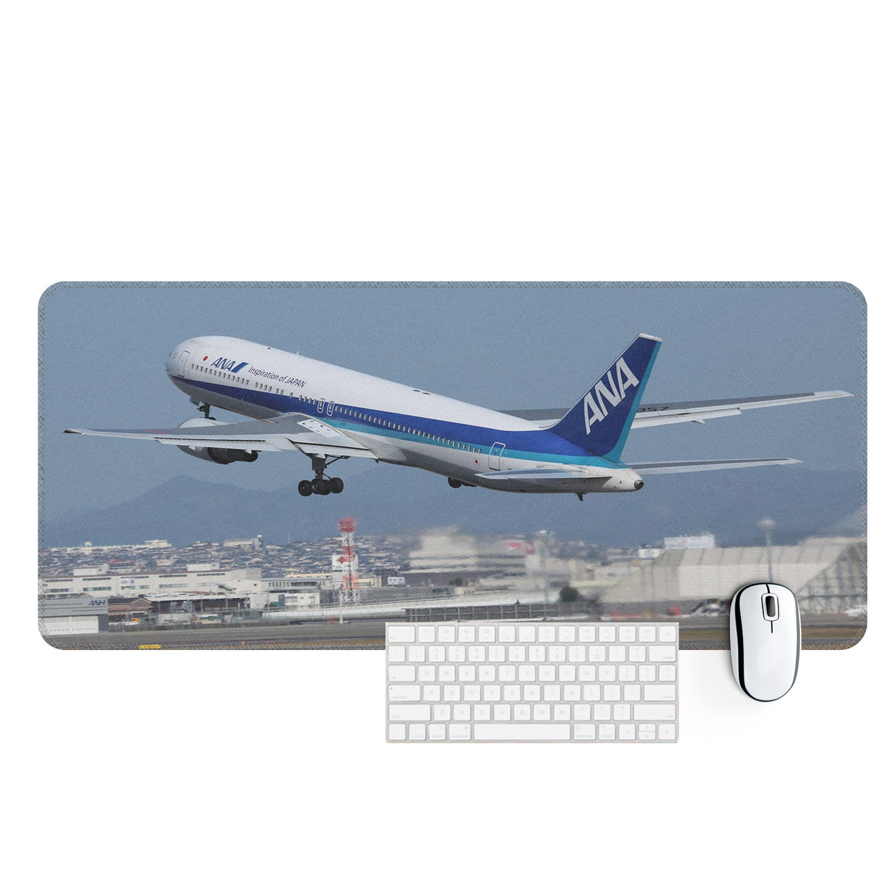 Departing ANA's Boeing 767 Designed Desk Mats