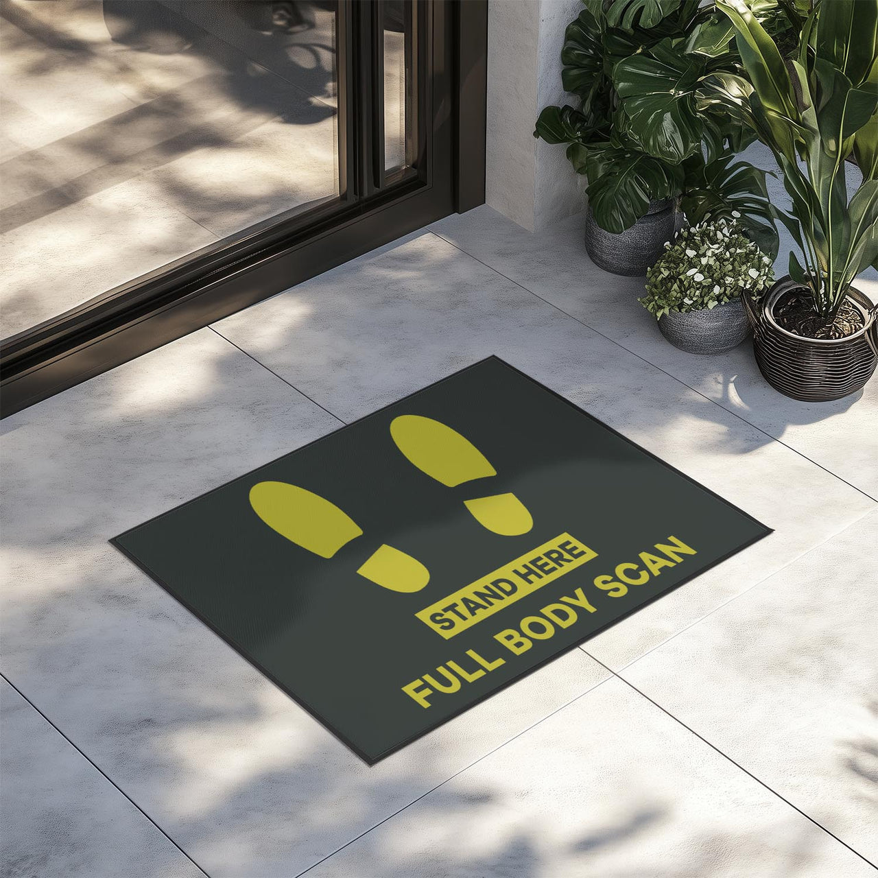 Full Body Scan Designed Door Mats