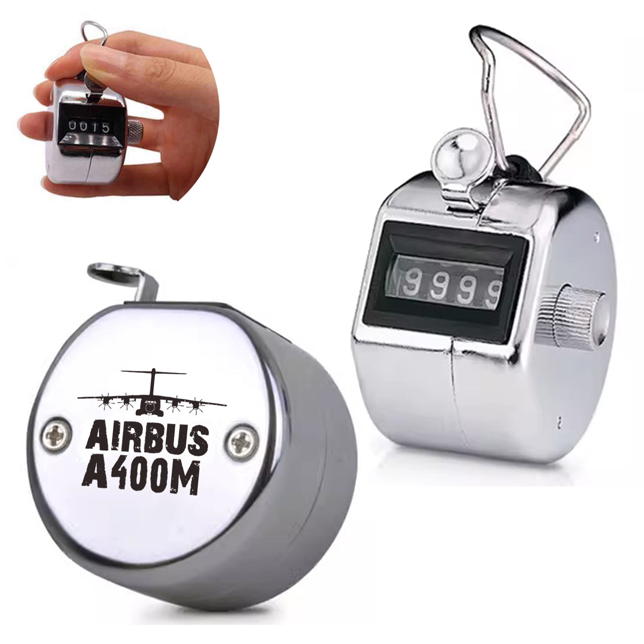 Airbus A400M & Plane Designed Metal Handheld Counters