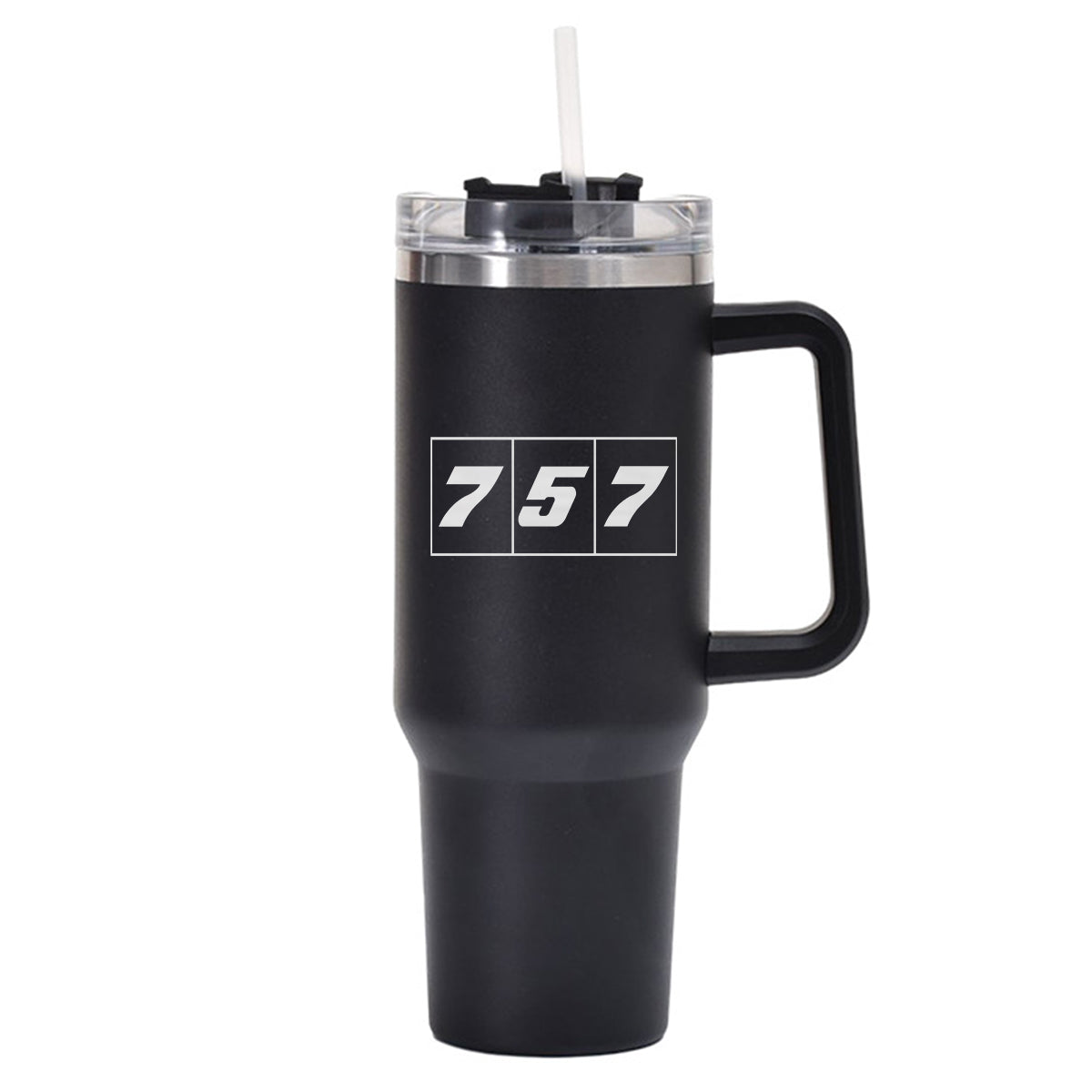 Flat Colourful 757 Designed 40oz Stainless Steel Car Mug With Holder