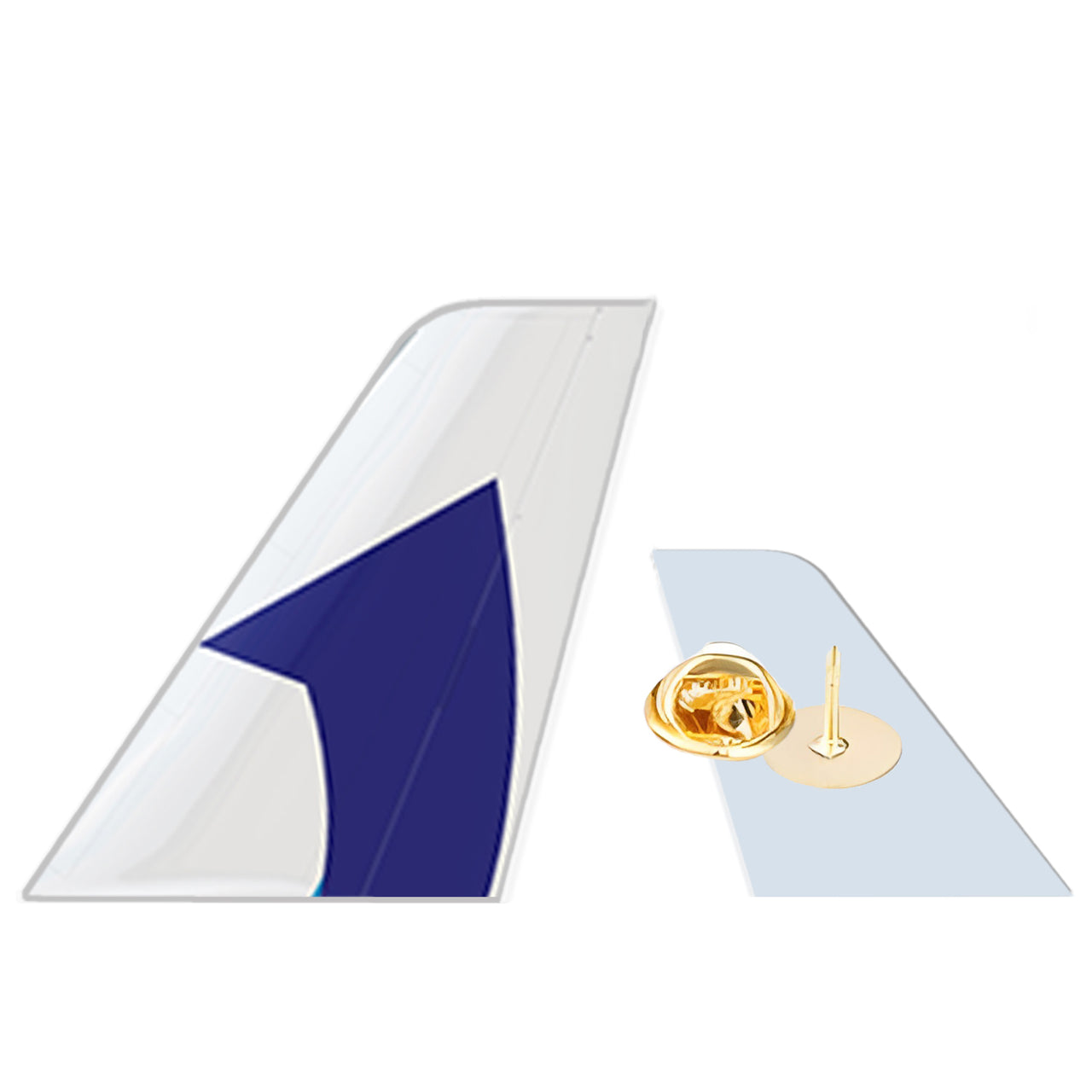 Fly One Airlines Designed Tail Shape Badges & Pins