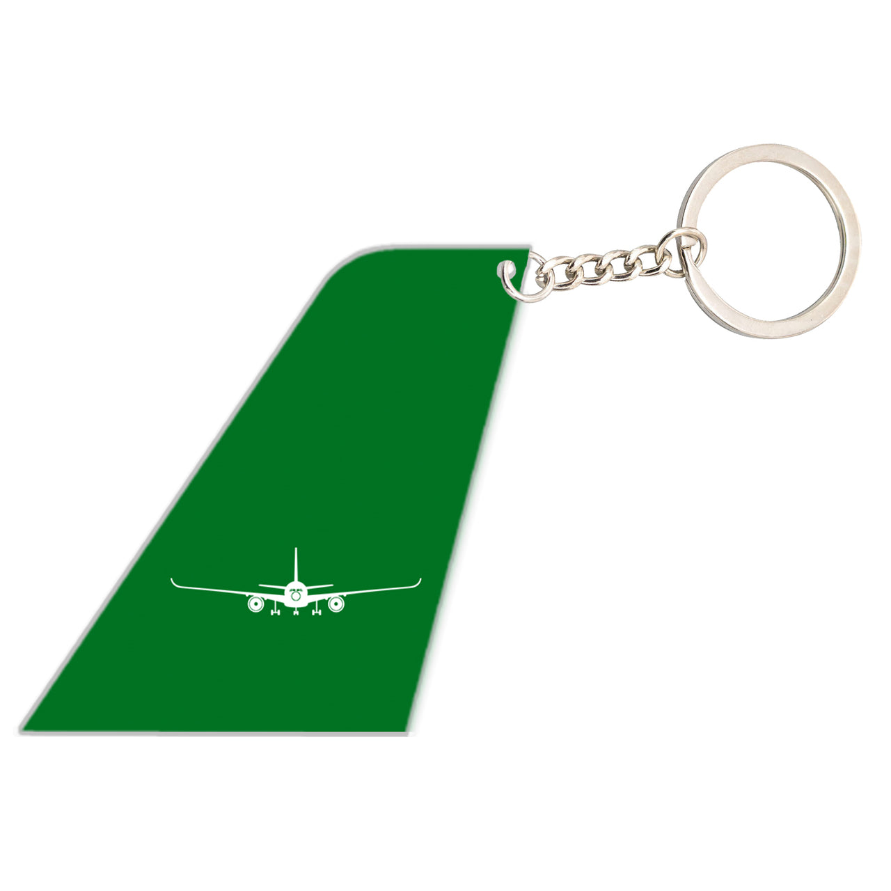 Airbus A350 Silhouette Designed Tail Key Chains