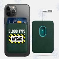 Thumbnail for Blood Type AVGAS iPhone Cases Magnetic Card Wallet