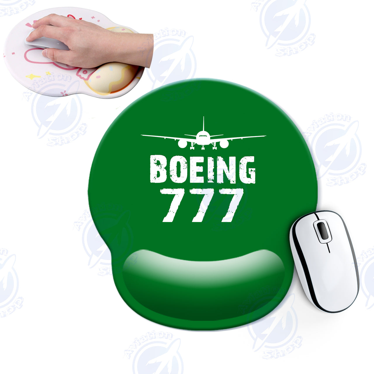 Boeing 777 & Plane Designed Ergonomic Mouse Pads