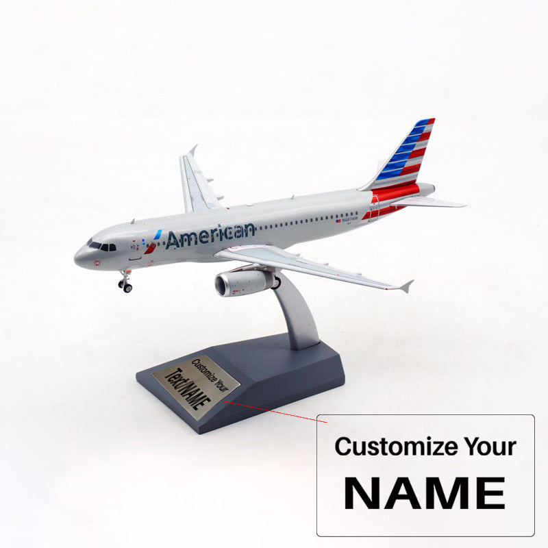 American N667AW A320 Airplane Model (1/200 Scale)