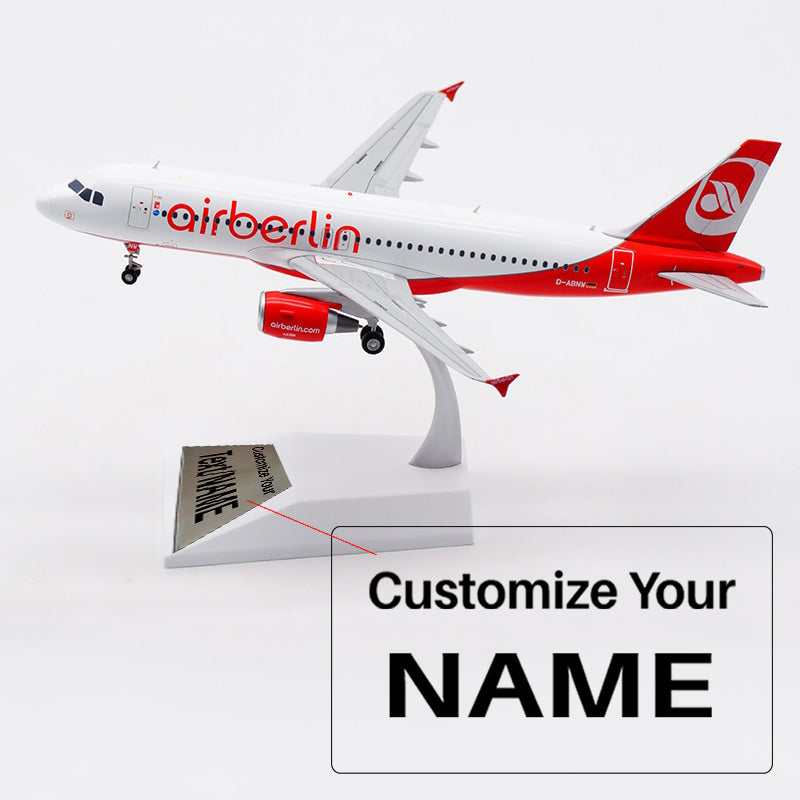 AirBerlin D-ABNW A320 Airplane Model (1/200 Scale)